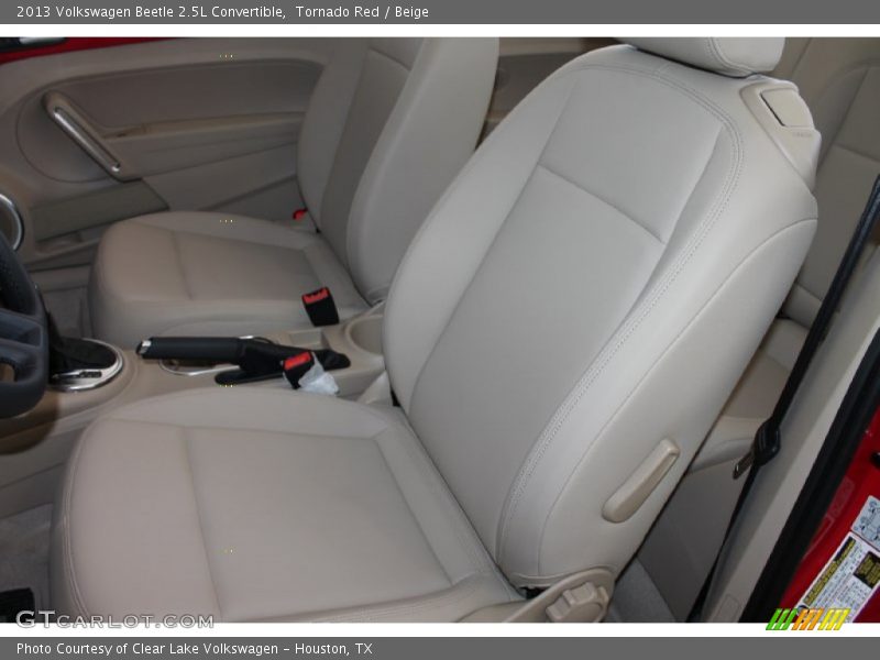 Tornado Red / Beige 2013 Volkswagen Beetle 2.5L Convertible