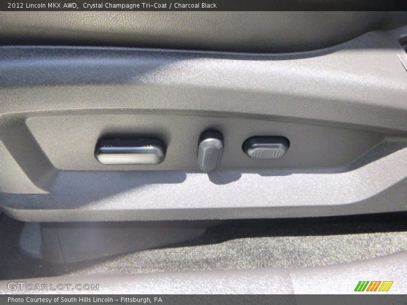 Crystal Champagne Tri-Coat / Charcoal Black 2012 Lincoln MKX AWD