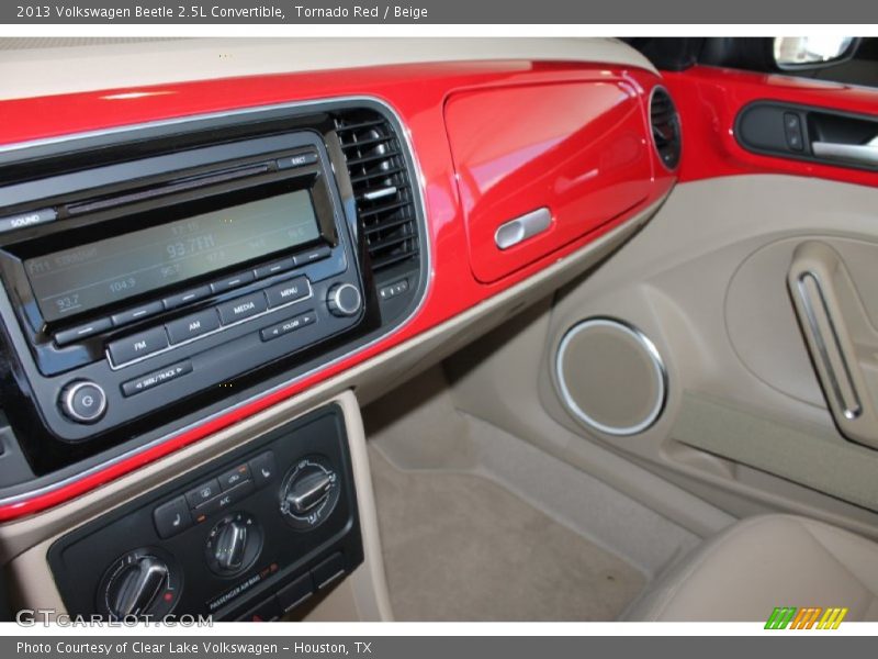 Tornado Red / Beige 2013 Volkswagen Beetle 2.5L Convertible