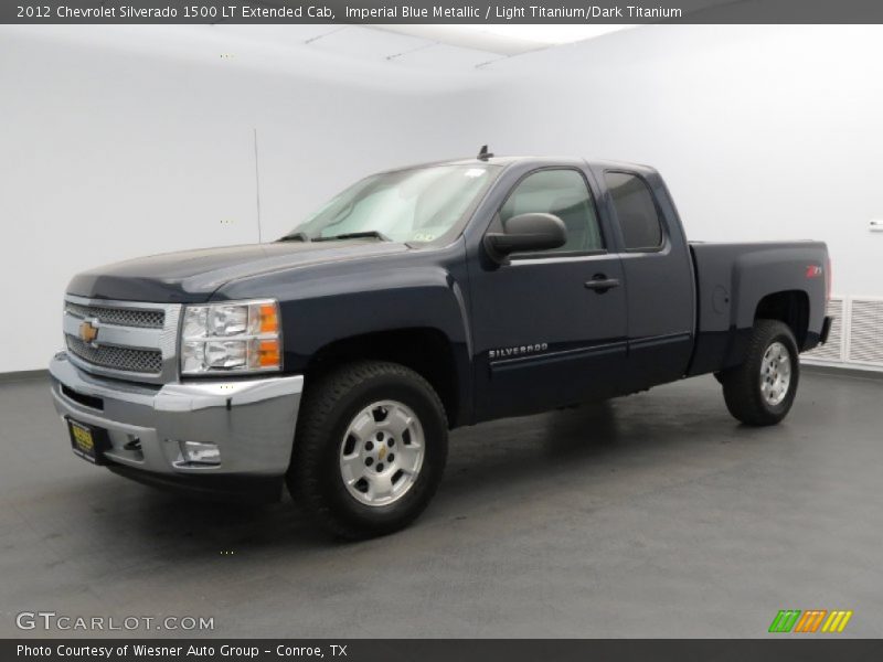 Imperial Blue Metallic / Light Titanium/Dark Titanium 2012 Chevrolet Silverado 1500 LT Extended Cab