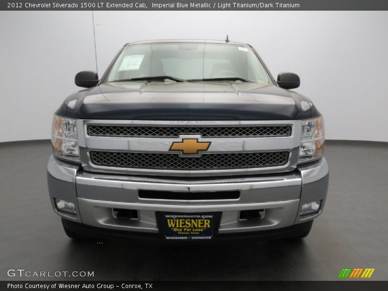 Imperial Blue Metallic / Light Titanium/Dark Titanium 2012 Chevrolet Silverado 1500 LT Extended Cab