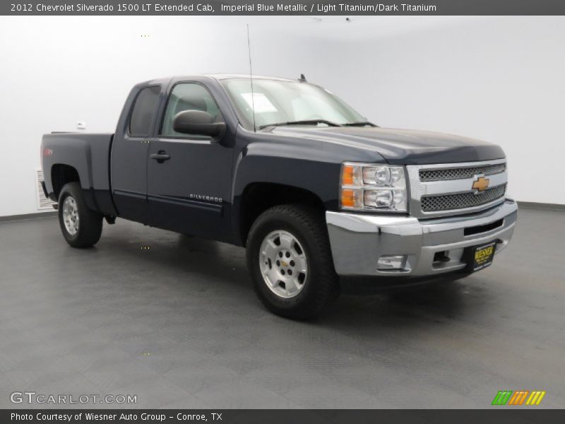 Imperial Blue Metallic / Light Titanium/Dark Titanium 2012 Chevrolet Silverado 1500 LT Extended Cab