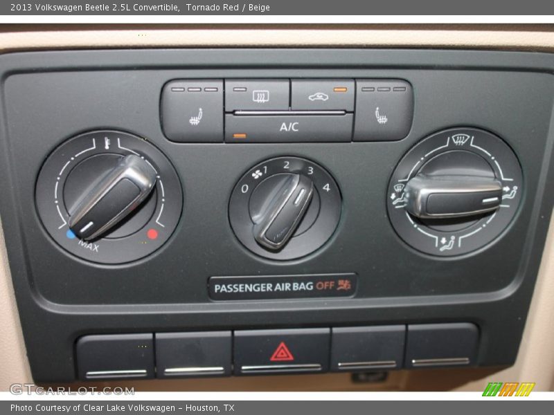 Tornado Red / Beige 2013 Volkswagen Beetle 2.5L Convertible
