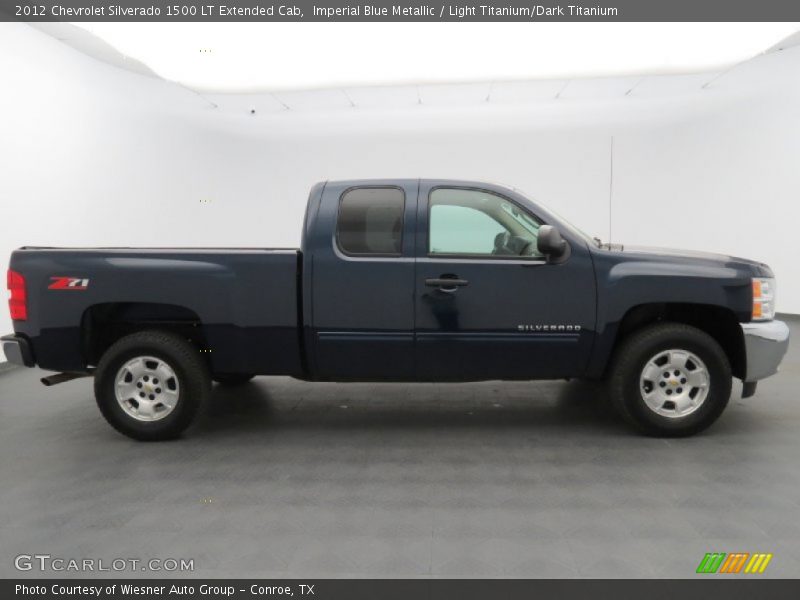 Imperial Blue Metallic / Light Titanium/Dark Titanium 2012 Chevrolet Silverado 1500 LT Extended Cab