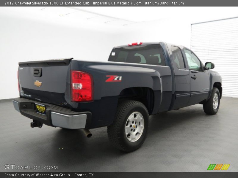 Imperial Blue Metallic / Light Titanium/Dark Titanium 2012 Chevrolet Silverado 1500 LT Extended Cab