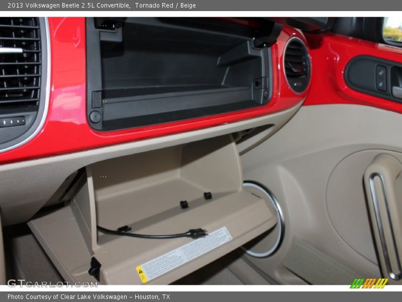 Tornado Red / Beige 2013 Volkswagen Beetle 2.5L Convertible