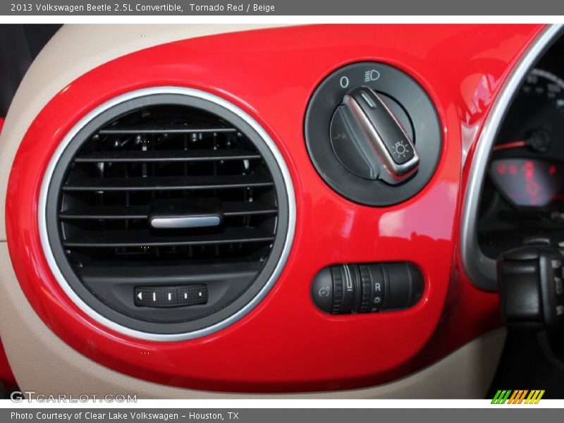 Tornado Red / Beige 2013 Volkswagen Beetle 2.5L Convertible