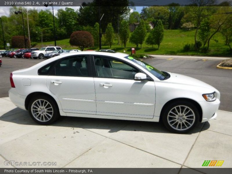Ice White / Quartz 2010 Volvo S40 2.4i