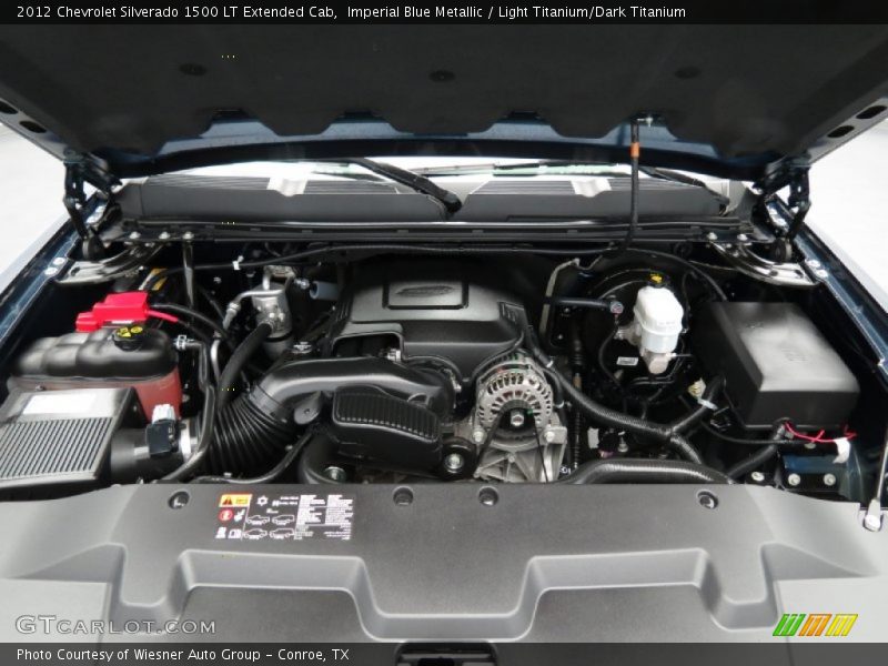 Imperial Blue Metallic / Light Titanium/Dark Titanium 2012 Chevrolet Silverado 1500 LT Extended Cab