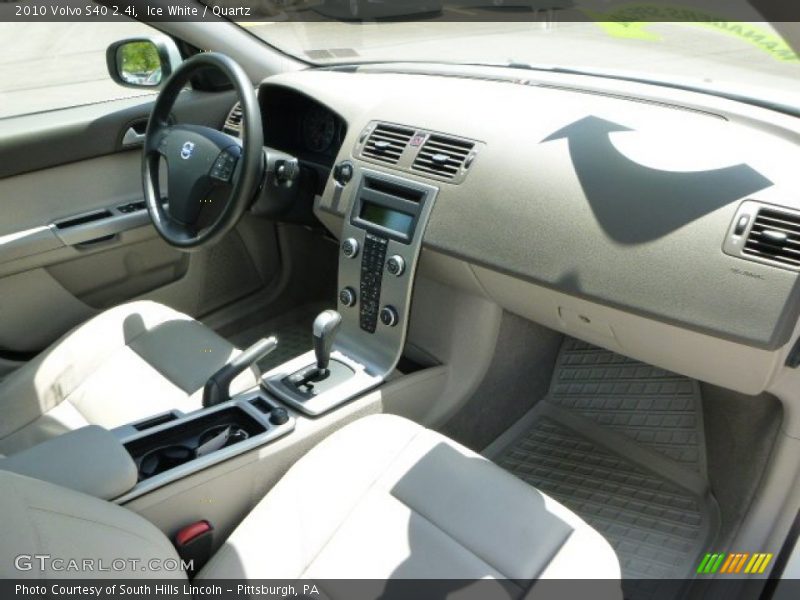 Ice White / Quartz 2010 Volvo S40 2.4i