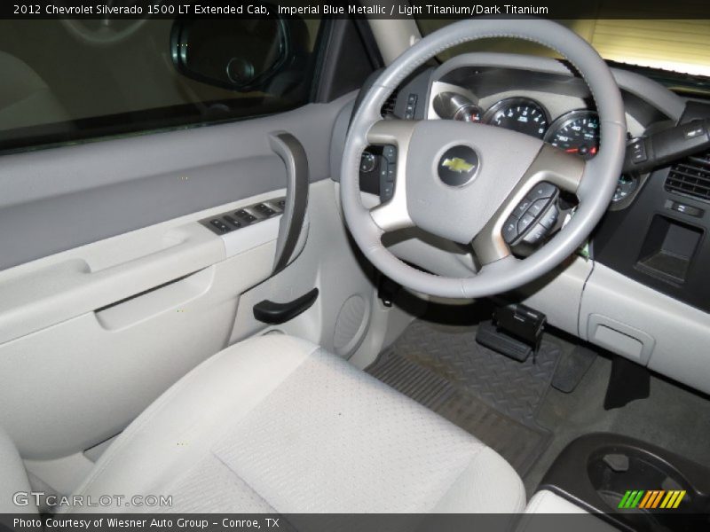 Imperial Blue Metallic / Light Titanium/Dark Titanium 2012 Chevrolet Silverado 1500 LT Extended Cab