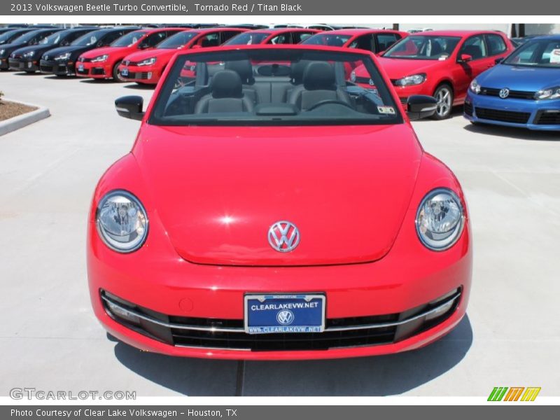 Tornado Red / Titan Black 2013 Volkswagen Beetle Turbo Convertible