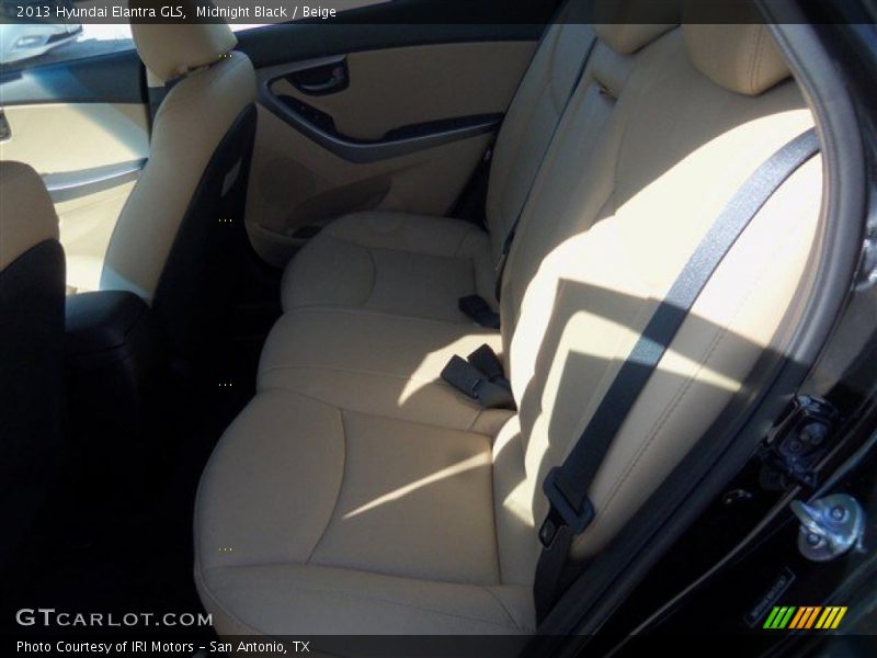 Midnight Black / Beige 2013 Hyundai Elantra GLS