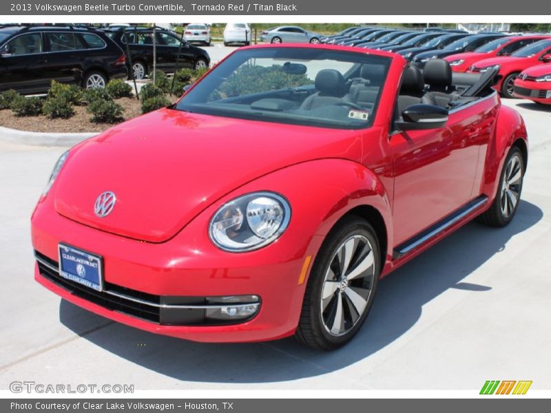 Tornado Red / Titan Black 2013 Volkswagen Beetle Turbo Convertible