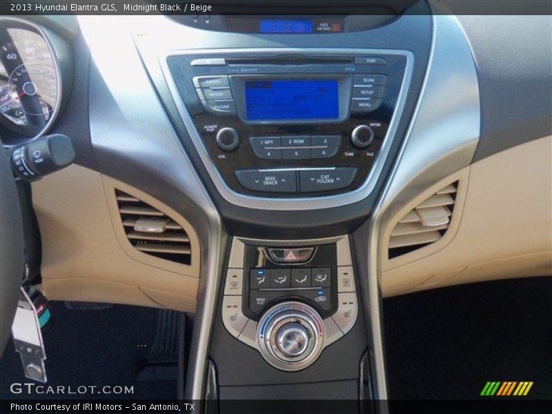 Midnight Black / Beige 2013 Hyundai Elantra GLS