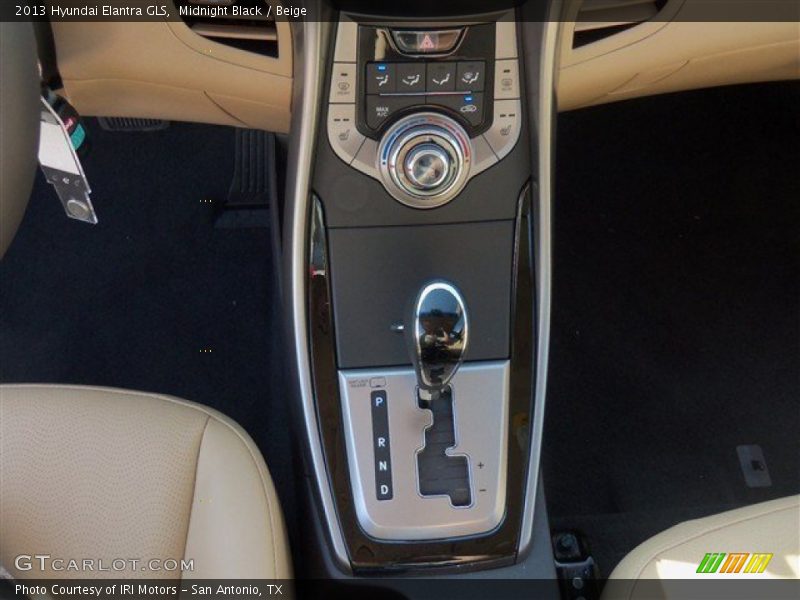 Midnight Black / Beige 2013 Hyundai Elantra GLS