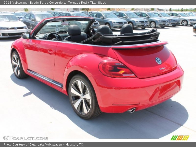 Tornado Red / Titan Black 2013 Volkswagen Beetle Turbo Convertible