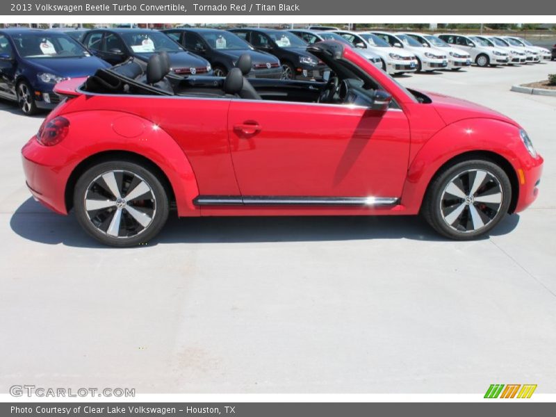 Tornado Red / Titan Black 2013 Volkswagen Beetle Turbo Convertible