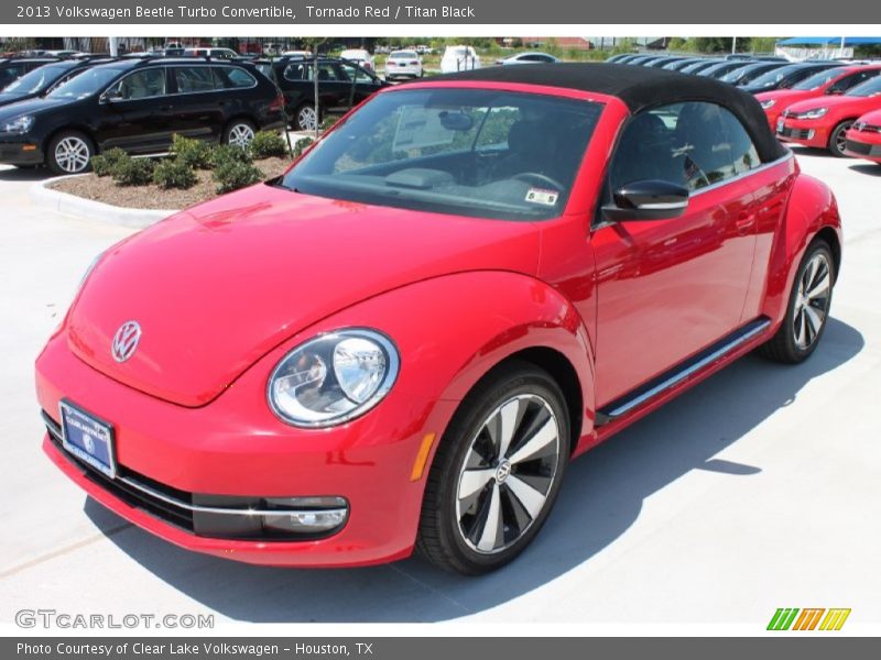Tornado Red / Titan Black 2013 Volkswagen Beetle Turbo Convertible