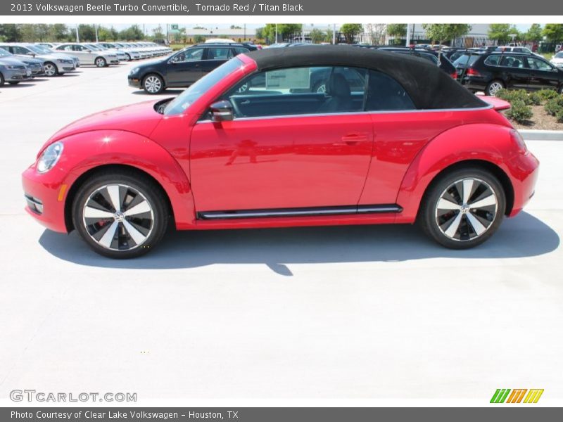 Tornado Red / Titan Black 2013 Volkswagen Beetle Turbo Convertible