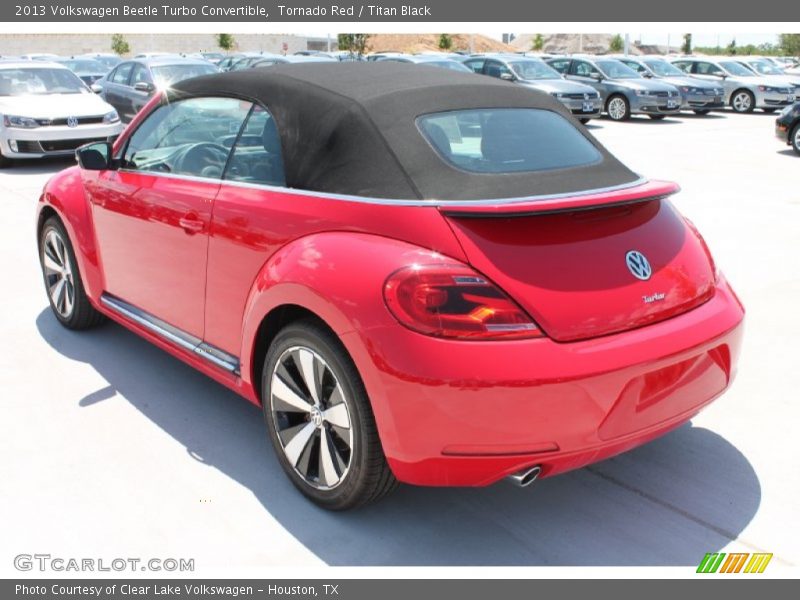 Tornado Red / Titan Black 2013 Volkswagen Beetle Turbo Convertible
