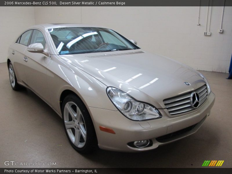 Desert Silver Metallic / Cashmere Beige 2006 Mercedes-Benz CLS 500