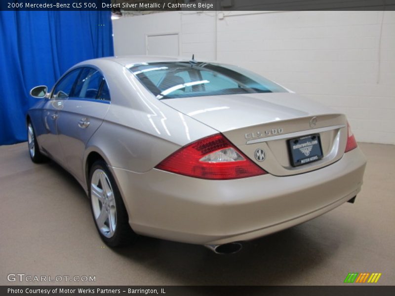 Desert Silver Metallic / Cashmere Beige 2006 Mercedes-Benz CLS 500