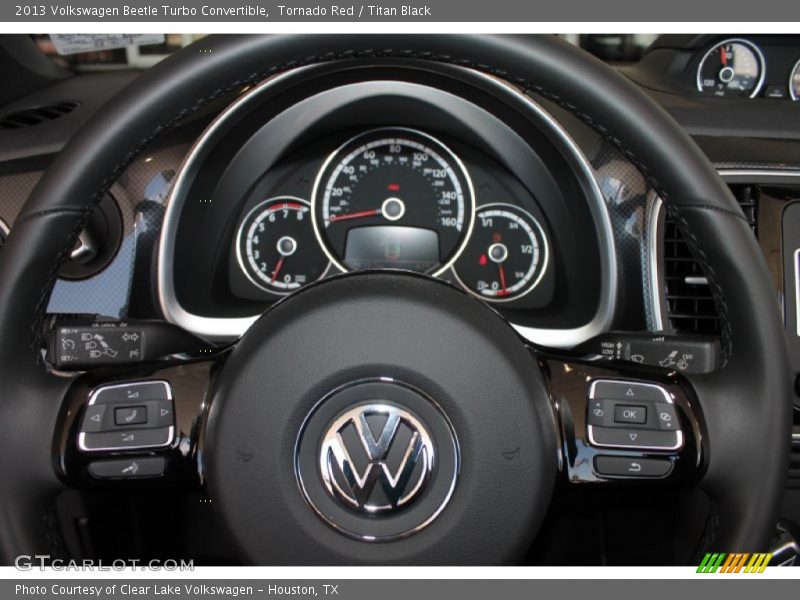 Tornado Red / Titan Black 2013 Volkswagen Beetle Turbo Convertible