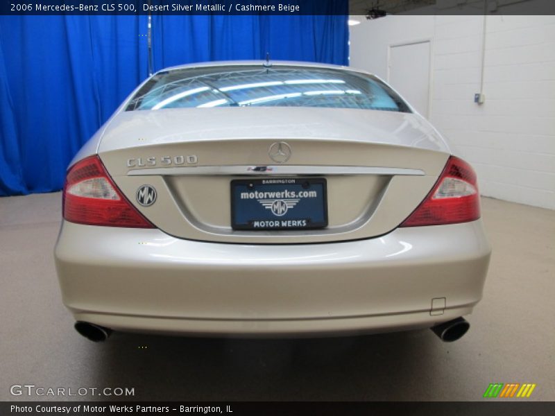 Desert Silver Metallic / Cashmere Beige 2006 Mercedes-Benz CLS 500