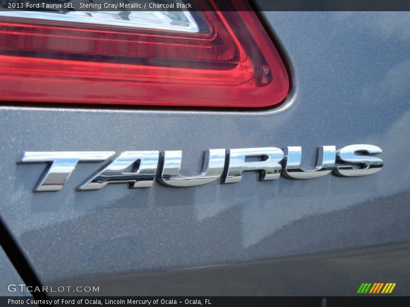 Sterling Gray Metallic / Charcoal Black 2013 Ford Taurus SEL