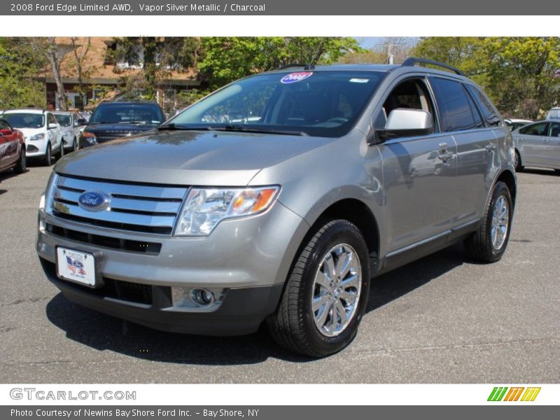 Vapor Silver Metallic / Charcoal 2008 Ford Edge Limited AWD