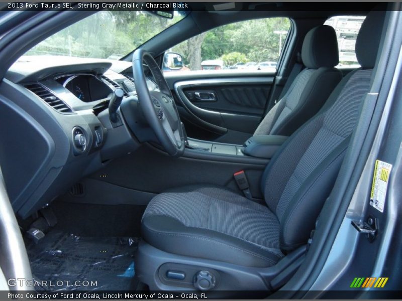 Sterling Gray Metallic / Charcoal Black 2013 Ford Taurus SEL