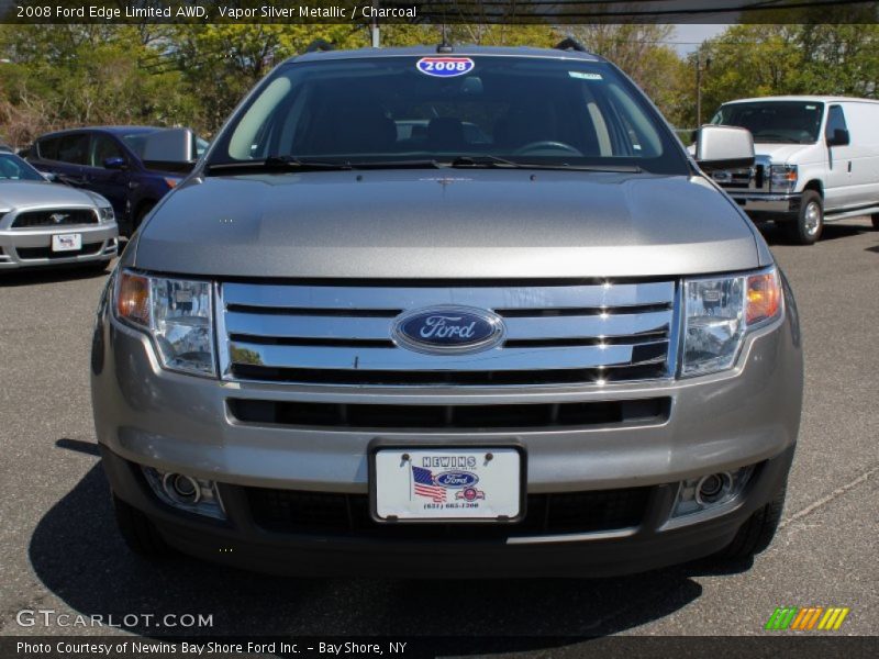 Vapor Silver Metallic / Charcoal 2008 Ford Edge Limited AWD