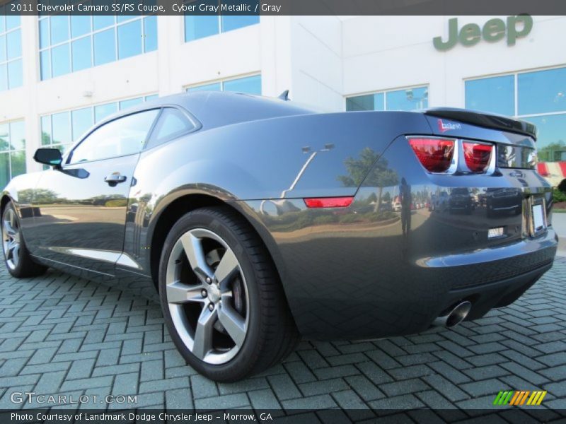 Cyber Gray Metallic / Gray 2011 Chevrolet Camaro SS/RS Coupe