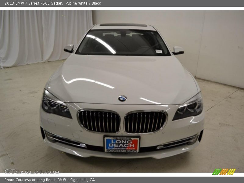 Alpine White / Black 2013 BMW 7 Series 750Li Sedan