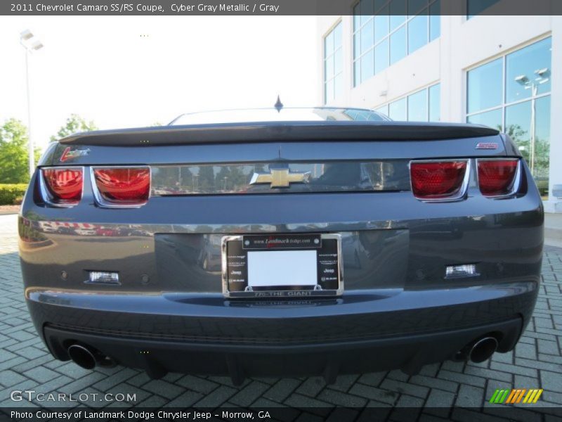 Cyber Gray Metallic / Gray 2011 Chevrolet Camaro SS/RS Coupe