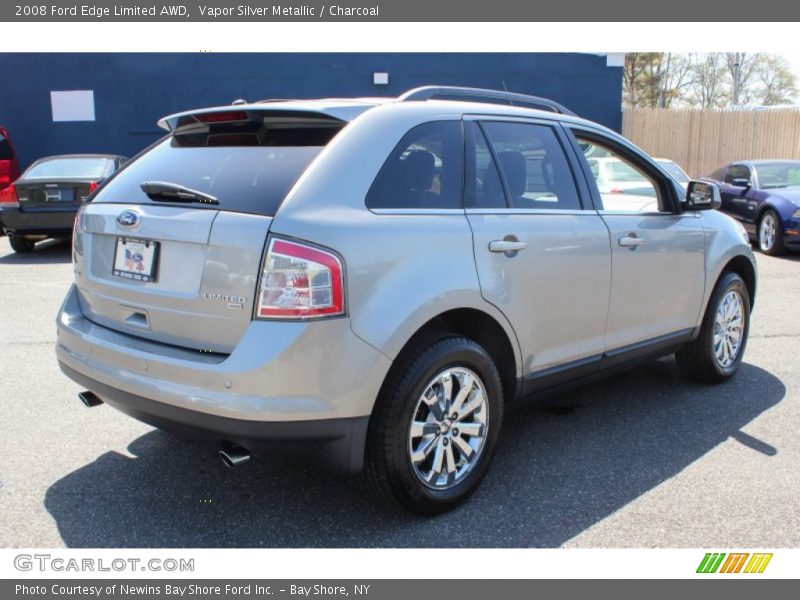 Vapor Silver Metallic / Charcoal 2008 Ford Edge Limited AWD