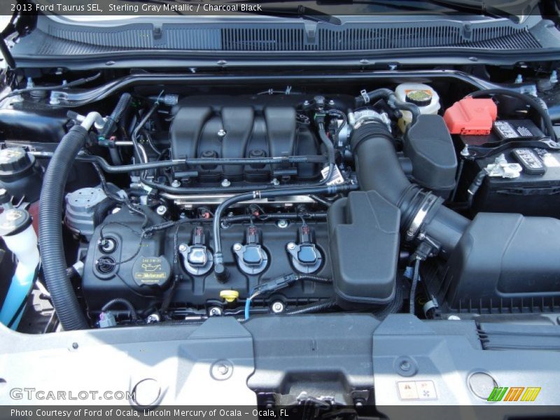 Sterling Gray Metallic / Charcoal Black 2013 Ford Taurus SEL