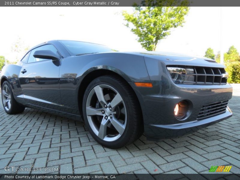 Cyber Gray Metallic / Gray 2011 Chevrolet Camaro SS/RS Coupe