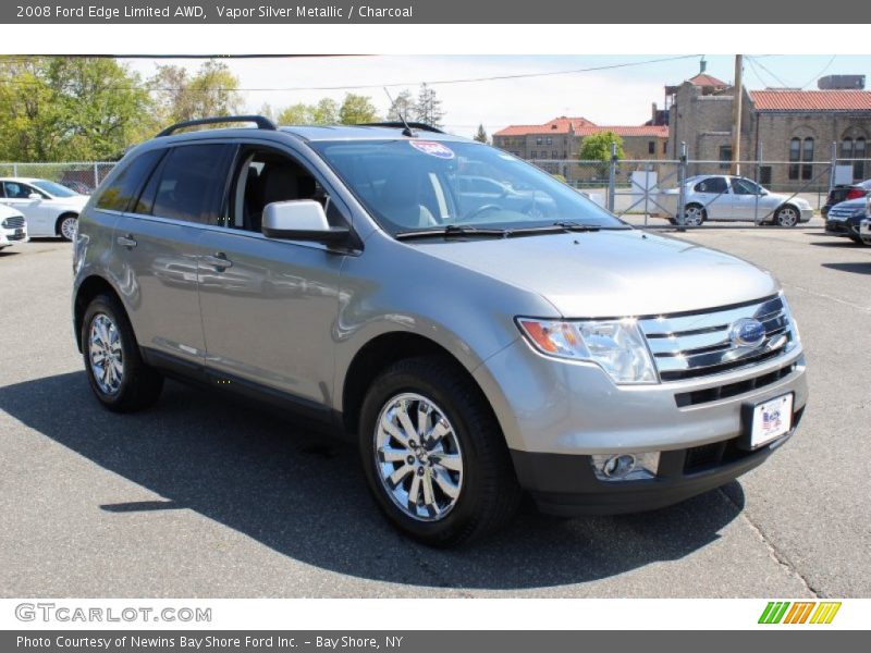 Vapor Silver Metallic / Charcoal 2008 Ford Edge Limited AWD