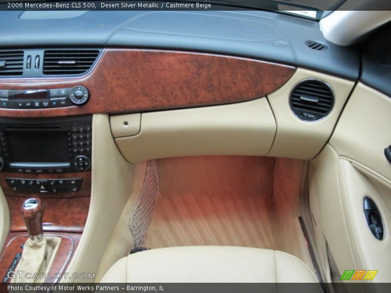 Desert Silver Metallic / Cashmere Beige 2006 Mercedes-Benz CLS 500