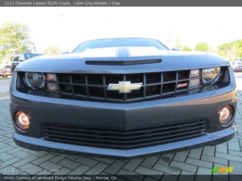 Cyber Gray Metallic / Gray 2011 Chevrolet Camaro SS/RS Coupe