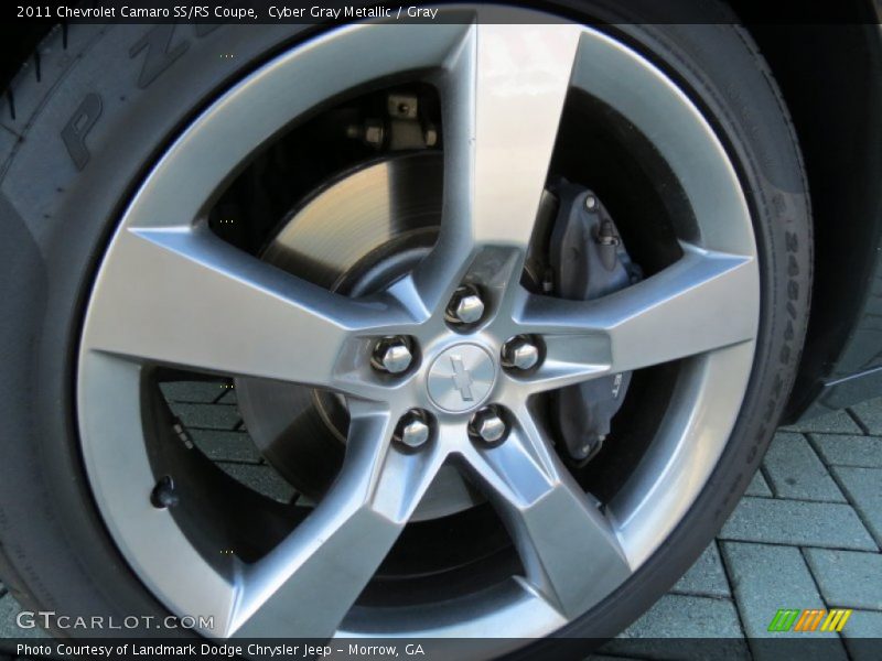 Cyber Gray Metallic / Gray 2011 Chevrolet Camaro SS/RS Coupe