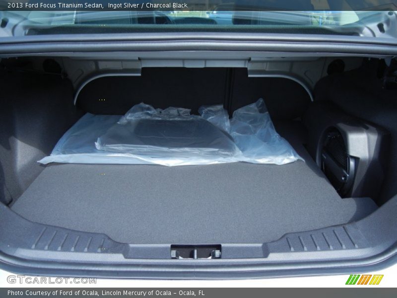Ingot Silver / Charcoal Black 2013 Ford Focus Titanium Sedan