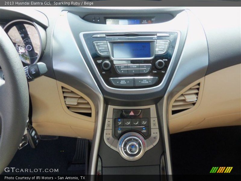 Sparkling Ruby / Beige 2013 Hyundai Elantra GLS