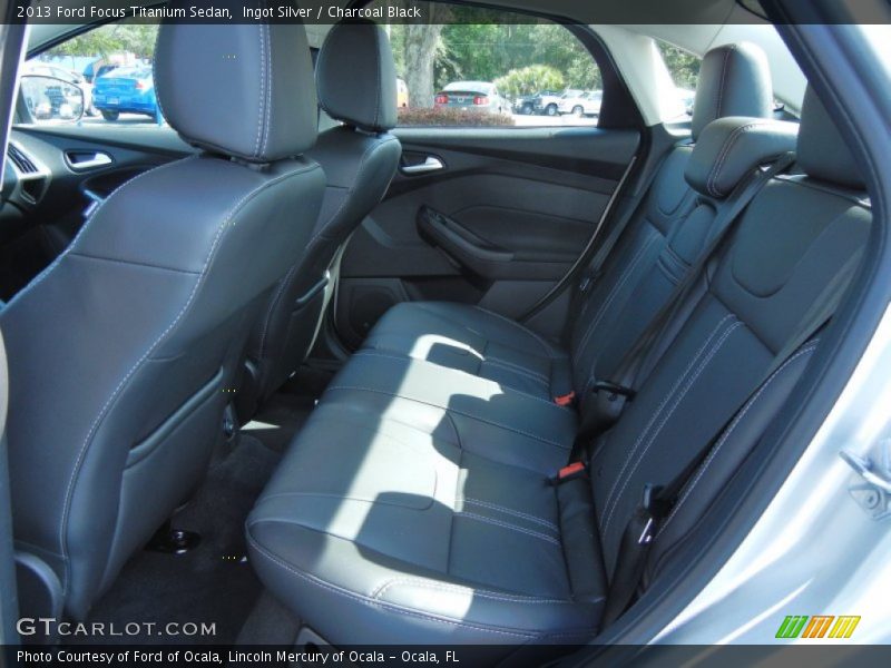 Ingot Silver / Charcoal Black 2013 Ford Focus Titanium Sedan