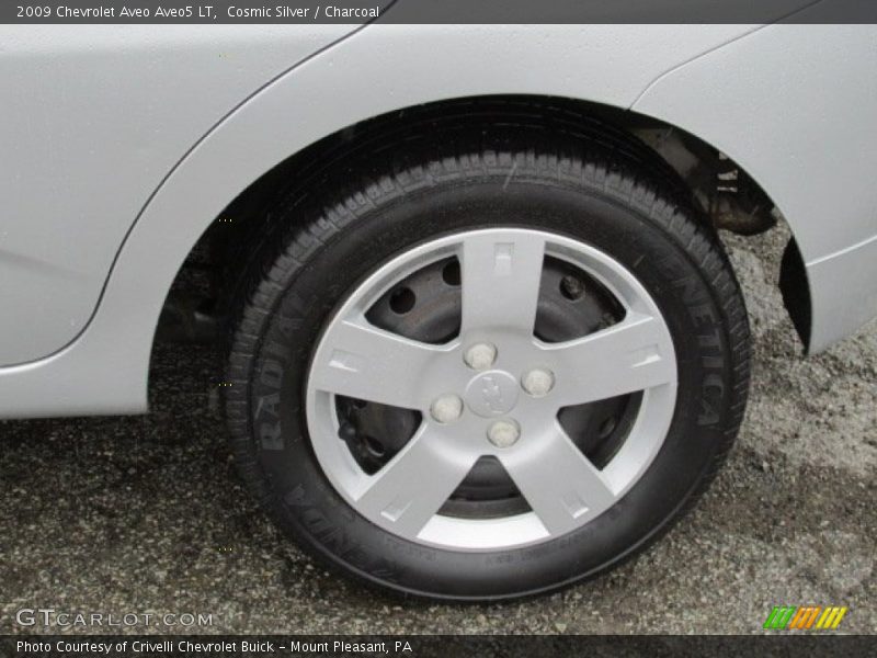 Cosmic Silver / Charcoal 2009 Chevrolet Aveo Aveo5 LT