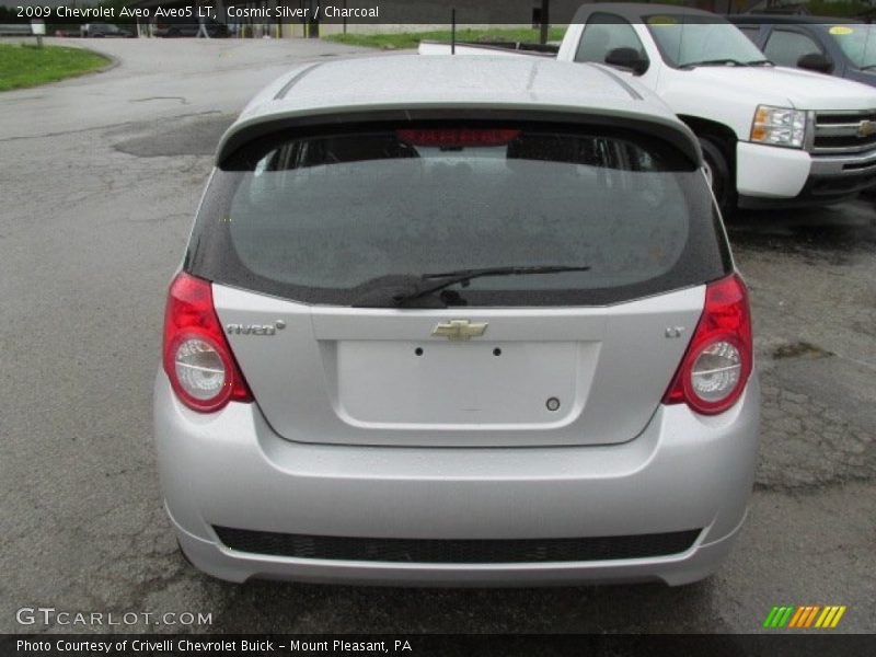 Cosmic Silver / Charcoal 2009 Chevrolet Aveo Aveo5 LT