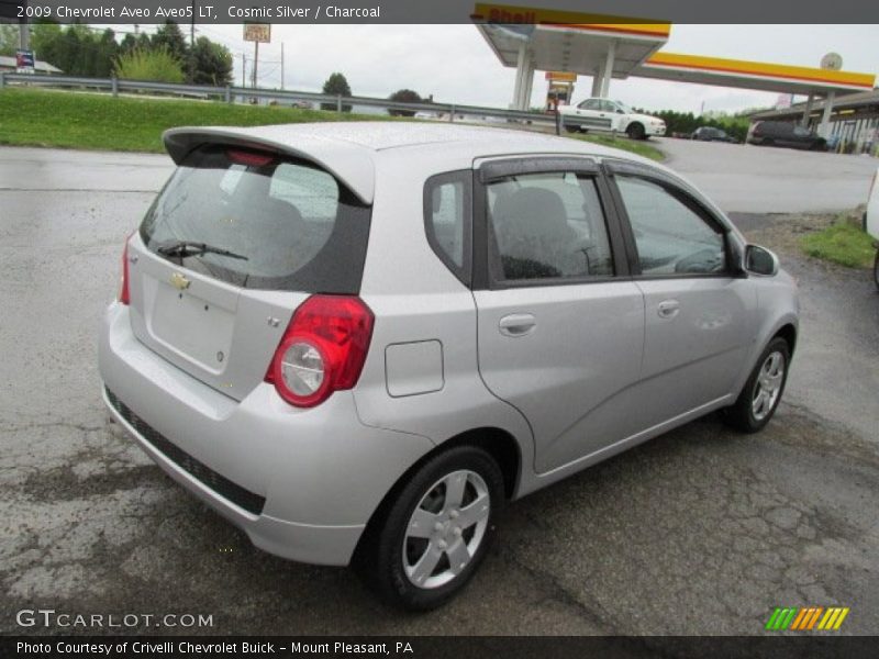 Cosmic Silver / Charcoal 2009 Chevrolet Aveo Aveo5 LT