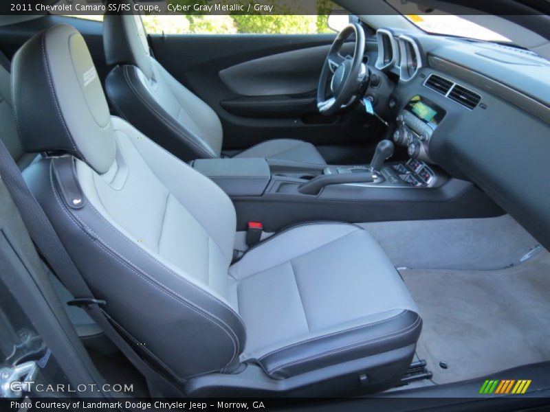 Cyber Gray Metallic / Gray 2011 Chevrolet Camaro SS/RS Coupe